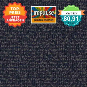 Vorwerk Vito 3S33 dunkelblau Velours Teppichboden